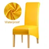 XL Size Waterproof Long Back King Back Chair Cover Spandex Fabric Chair Covers Restaurant el Party Banquet Seat Slipcovers19892666