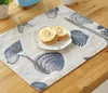 Offres spéciales napperons de table tapis de vaisselle tampons napperon en tissu de qualité méditerranéenne occidentale tapis de table antidérapants cuisine