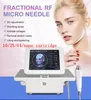 Portable Gold Fraktionell RF Micro Needle Radio Frequency Machine Face Lifting Skin Dra åt Stretch Mark Removal Anti Acne 10/25/64 / Nano PIN