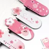 Sharkbang 3 stks / partij Kawaii Cherry Blossoms Bladwijzer Metalen Magneet Mark Creatieve Decoratieve Papieren Kaarten School Briefpapier Supplies1