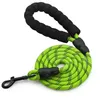 1.5M Durable Nylon Dog Leashes S M L Pet Leash with Comfortable Padded Handle and Reflective Wire