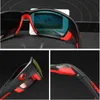 Tuna Alley Frame Polarized Men Mirrored Lens Fire Design Rubber Cover Riding Fish sunglasses UV400 9LI04876317