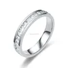 Justerbar silver diamant krona ring kvinnor brud engagemang vigselring mode smycken vilja och sandig gåva