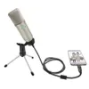 USB-Kondensatormikrofon-Set, Karaoke-Mikrofon, Studio-Mikrofon für Telefon-Live-Übertragung, Online-Chat-Aufzeichnung