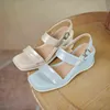 Sandels Ayakkabi Sandalias de Plataforma con Para Mujer Zapatos Tacón Alto Calzado Verano 220303