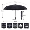 Parapluie automatique 3 pliants résistant au vent fort Hommes Parasol Femmes Pluie 12Ribs Grand Parapluies Cadeau d'affaires Portable Paraguas 201218