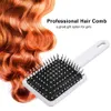 Pente profissional do pente do cabelo escova de massagem com almofada de ar para massagem do couro cabeludo Hairs anti-estáticos Ferramenta de estilo W10656