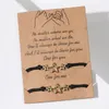 Nova Moda Casal Pulseiras Hollow Borboleta Pingente Ajustável Corrente de Corrente Bracelete Amante Jóias Para O Dia dos Namorados