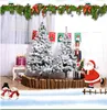 60 cm Mini árbol de Navidad artificial Árbol de Navidad Año Adornos para el hogar Decoraciones de escritorio Flocado Copo de nieve Árbol de Navidad 201203