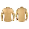 Schietgestraal shirtbroek set gevechtsjurk tactische bdu gevechtskleding camouflage ons uniform jungle jagen bos no05-018