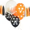100 pcs definir balões de abóbora de látex arco aranha web balão de ar para a decoração do fundo da festa de Halloween 201028