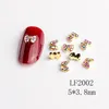 Tamax Nar005 30 Stilleri 3D Renkli Yuvarlak Oval Kalp Charm Süsler Nail Art Rhinestones Dekorasyon DIY Nail İpuçları Aksesuarları