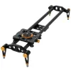 Livraison gratuite 24 "/ 60 cm DSLR Camera Track Dolly Slider Système de rail de stabilisation vidéo avec une capacité de charge de 33lb/15 kg pour la photographie