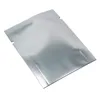 5 * 7 см алюминиевая фольга прозрачный мешок открыть верх Майлар фольга пластиковые вакуумные пакеты термоуплощенительное устройство для хранения пищи плоская закуска упаковка 300 шт. / Лот 201022