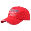 Nyaste inredning Trump 2024 Sun Visor Cap Broderad Baseball Hat United States Presidentval Kepsar Justerbar Speed ​​Rebound Cotton Sports Hats CDC21