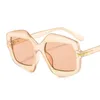2021 neue Mode Schild Trend Sonnenbrille Frauen Männer Farbverläufe Objektiv Farbe Rahmen Marke Designer Schwarz Leopard Vintage Sonnenbrille15315060