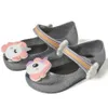 Mini Melissa Flickor Sandaler Unicorn Jelly Skor Barn Sandaler Andas Non-Slippery Högkvalitativ Sommargelé Skor Melissa 210306