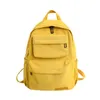 لون فتاة ظهره للماء الصلبة النايلون متعددة جيب حقائب السفر حقيبة مدرسية سعة كبيرة للمراهقين knapsack 202211