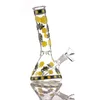 Mini Bubbler Hookahs Bongo de vidro 7,6 "HoneyBee desenho de cano de água Bongos pequenos Biacer por atacado 4Colors 4Colors