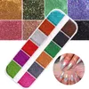 Holografik Nail Art Sequins Kalp Mektup Kar çiçeği Lazer Tırnak Glitter Pullar Madeni Pul 3D UV Hollow Manikür Süslemeleri