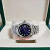 最高品質BPFメーカー男性腕時計128239 36mmステンレススチール製サファイアダイヤモンドブルーダイヤル自動メカニカルメンズLuminescent腕時計腕時計