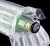 2021 dhl sf اكسبرس 32 * 8 سنتيمتر الهواء dunnage حقيبة الهواء مملوء واقية زجاجة النبيذ التفاف نفخ الهواء وسادة عمود الأكياس التفاف مع