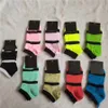 Designer Pink Black Socks Adult Cotton Short Ankle Socks Sports Basketball Soccer Teenagers Cheerleader New Sytle Girls Women Sock with Tags