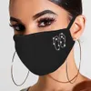 Moda Köpüklü Rhinestone Kadınlar Takı Elastik Maske Sihirli Atkılar Kullanımlık Yıkanabilir Moda Yüz Maskeleri Bandana Maskeleri Şapkalar