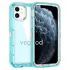 iPhone 12 Case Heavy Deation 3in1 Defender Case 소프트 TPU 범퍼 iPhone 11 Pro Max3904268 용 Clear Hybrid Back Cover