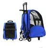 2 maneiras de usar o saco de transporte Pet Cat Respirável Bag de embalagem portátil ao ar livre Pet filhote de cachorro mochila de viagem para cães Carrier Stroller LJ201201