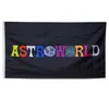 Astroworld 플래그 배너 3x5ft 100D 폴리 에스터 디자인 150x90cm 두 황동 그로밋과 고품질 생생한 색상