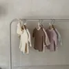 ミランセル生まれのベビー服ピュアコットンボディスーツ甘い女の子の衣服秋の幼い男の子服220211