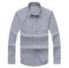 2019New Höst och vinter Mäns långärmad bomullskjorta Pure Mäns Casual Poloshirt Fashion Oxford Shirt Social Märke Kläder