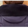 8XL grande taille vêtements pour femmes hiver manteau de coton long de la mère d'âge moyen en coton ouaté veste pour femme 100 kg f1849 201214