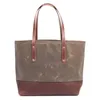 Vaxad Strand Tote Vax Kanvas Tote Tung bomull Shopping Bag Leather Handle