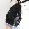 Backpack Nylon Women for Girls School Torby Teenage Kawaii Waterproof Waterproof Female Plecaks Fashion Ladies Travel Torby1