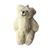 Kawaii małe misie misie nadziewane pluszowe łańcuch 12 cm Teddybear Mini Bears Bears Plush Toys Difts 2010272796021