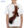 Barns ekorre t-shirt djur T-tröja