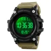 SKMEI Countdown Stopwatch Sport Watch Mens Watches Top Brand Luxury Men Wrist Watch Waterproof LED Electronic Digital Male Watch 210203
