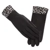 2020 nuovi guanti invernali da donna con stampa leopardata guanti touch screen caldi guanti in pile antivento per esterni Femme
