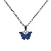 Farbwechselnde Schmetterlings-Halskette, niedlicher Temperaturfühler-Schmetterlings-Anhänger, Damen-Halsketten, Modeschmuck, wird und sandig neu sein