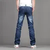 Mäns Jeans Casual Slim Fit Men Pant Personlighet Fickor Mode Straight Plus Storlek 28 ~ 36/38 Hombre Pantalones1
