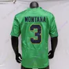 Custom Fighting Irish Football Jersey NCAA College Joe Montana Rudy Ruettiger Sam Hartman Audric Estime Greathouse Thomas Colzie Kiser Liufau Burnham Payne Price