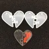 2 pièces Couple coeur serrures pour bricolage résine époxy moule bijoux outils amoureux pendentif liquide S jlllve