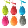 Owl Tea Strainer Cute Food Grade Silicone Tea Bags Creative Loose-leaf Tea Infuser Filter Diffuser