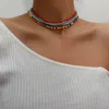 7 stks / set boho kleurrijke hars zaden kralen kettingen clavicle bead choker kraag voor vrouwen meisje mode strand feest ketting verklaring sieraden