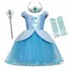 Prinsessenjurk Voor Meisjes Prinsessenkostuum Fancy Verjaardagsfeestje Kerstmis Halloween Cosplaykleding Kinderen Baljurk 2011305640950