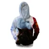 Wolf Hoodies Zipper Sweatshirt Galaxy Space Wolf 3D Print Hoodie Män Kvinnor Jacka Zip Up Tröja Toppar Hip Hop Unisex Graphic Pullover S-5XL