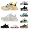 Balenciaga triple s   Alta Qualidade 17fw Triple S desinger Sneakers para Homens Mulheres Preto Branco Casual Sapatos Balenciaca Tennis Retro Aumentando Sapato de Luxo