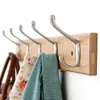 wooden coat rack
